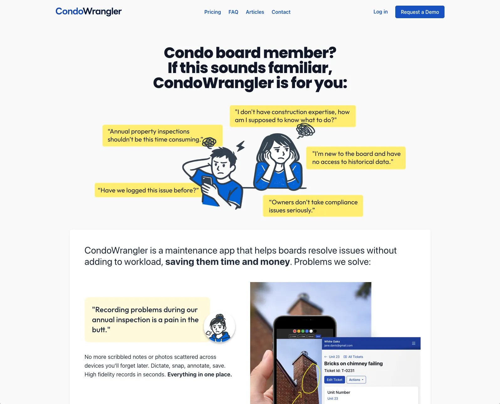 CW marketing site home