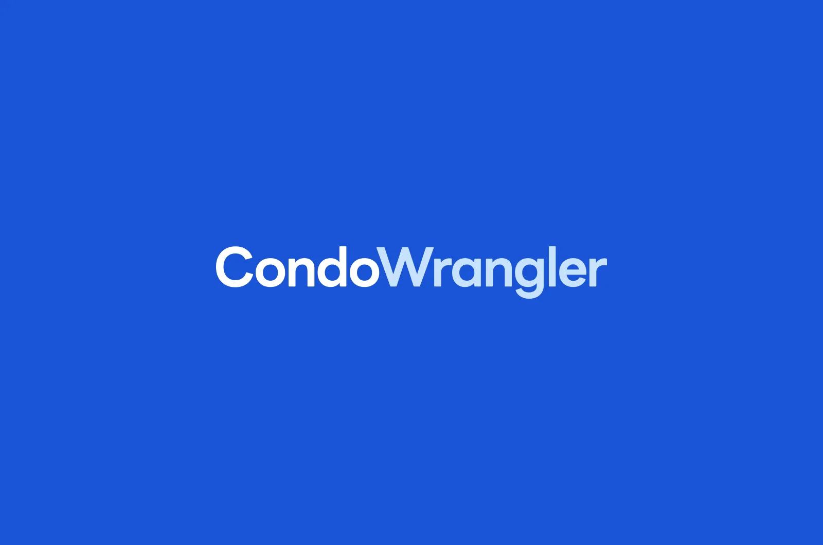 CondoWrangler identity